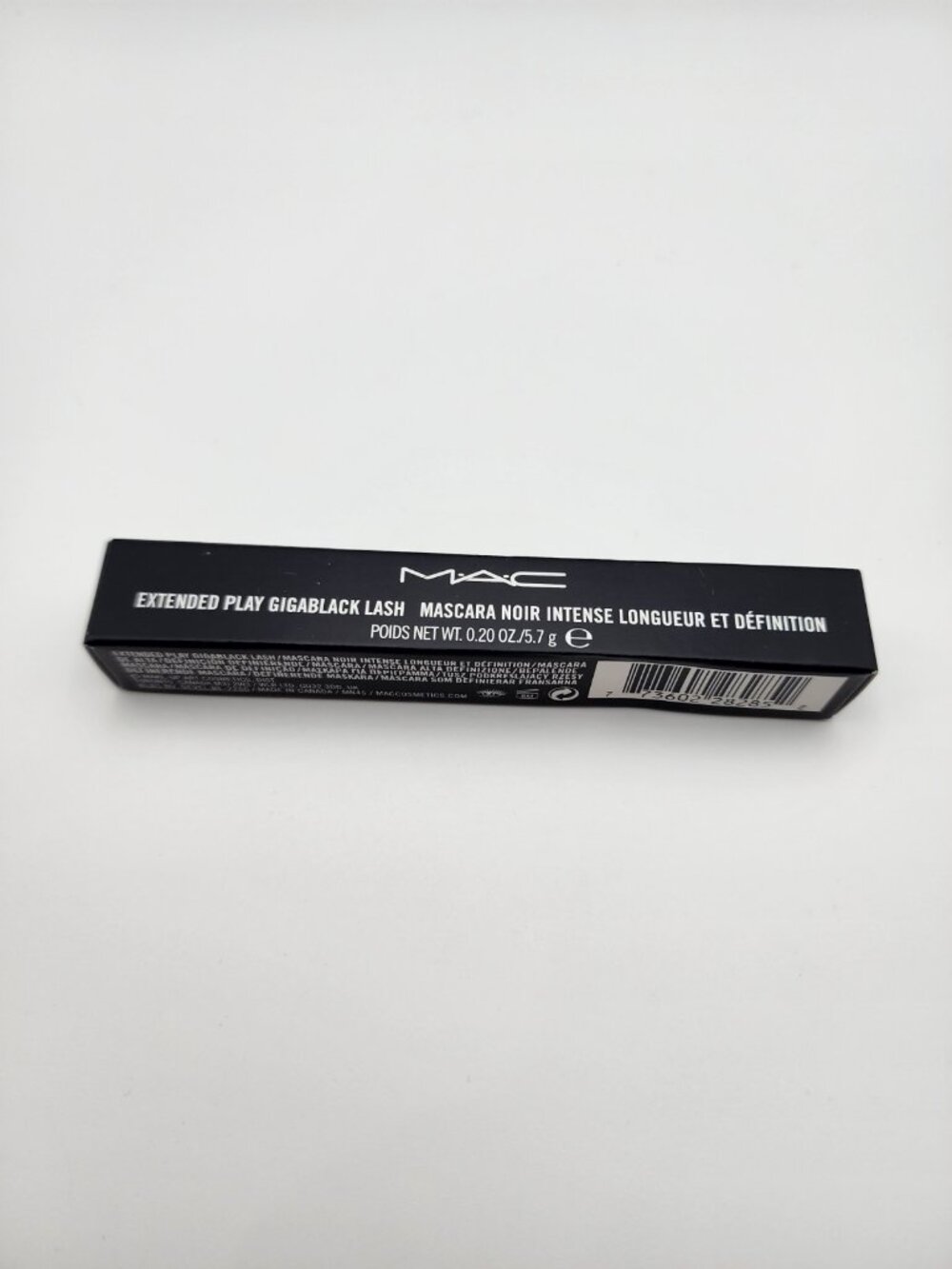 MAC Extended Play Gigablack Lash Mascara Noir Intense Black 0.2oz/5.7g NIB
